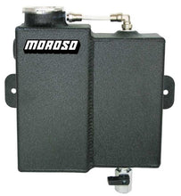 Load image into Gallery viewer, Moroso Universal Dual Coolant Expansion/Recovery Catch Tank - Black Powder Coat