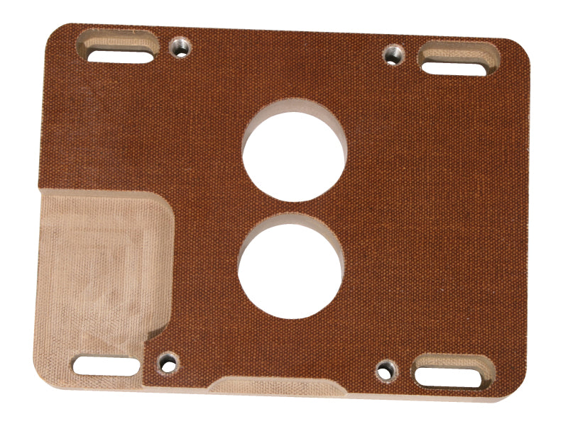 Moroso 2BBL to 4BBL Holley Carburetor Adapter - 1in - Phenolic