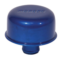 Load image into Gallery viewer, Moroso Valve Cover Breather - 1.22in Diameter - One Piece Push-In Type - Blue Powder Coat