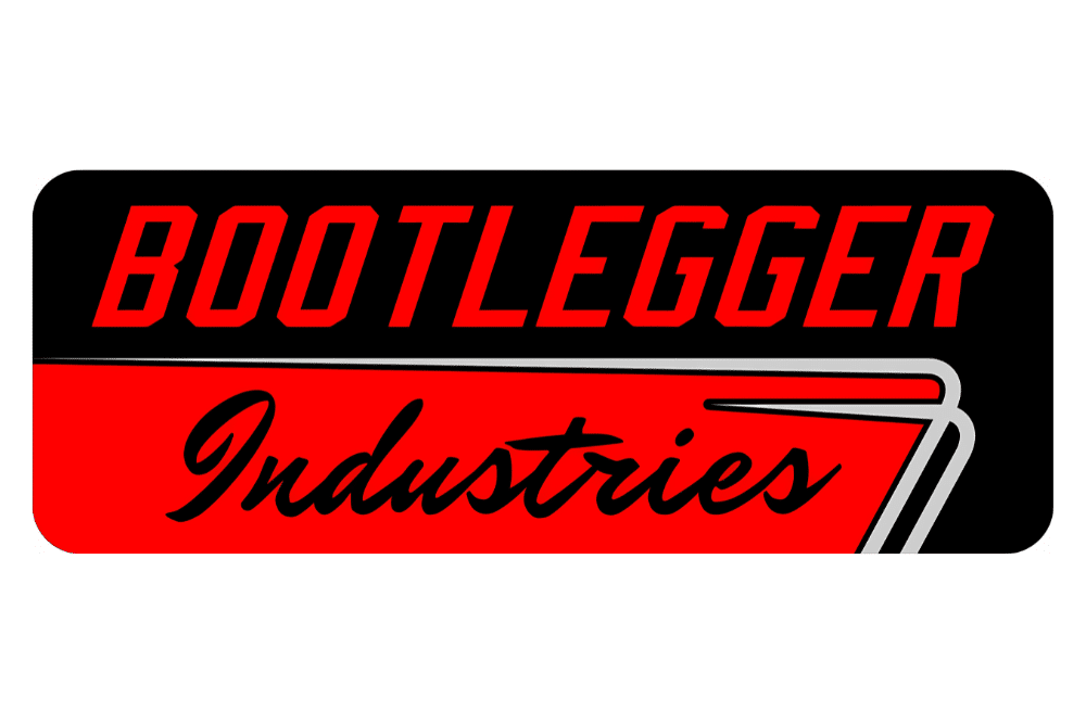Performance Upgrades and Customization Experts in Oak Ridge, TN at Bootlegger Industries. Bootlegger Industries' logo on a white background.